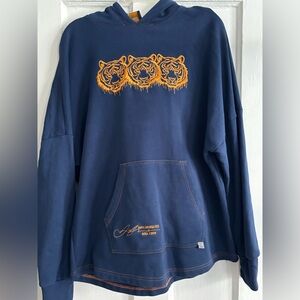 Hoodie Sweatshirt Streetwear Mens Sz Medium Rare International Brand Amos Ananda